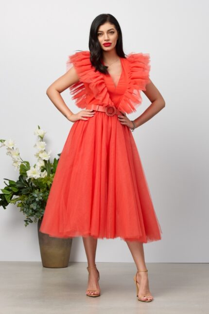Rochie de ocazie Honey Orange