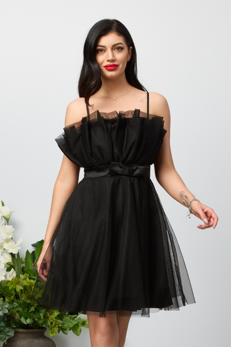 Rochie de ocazie Sandy Neagra Rochie de ocazie Sandy Neagra