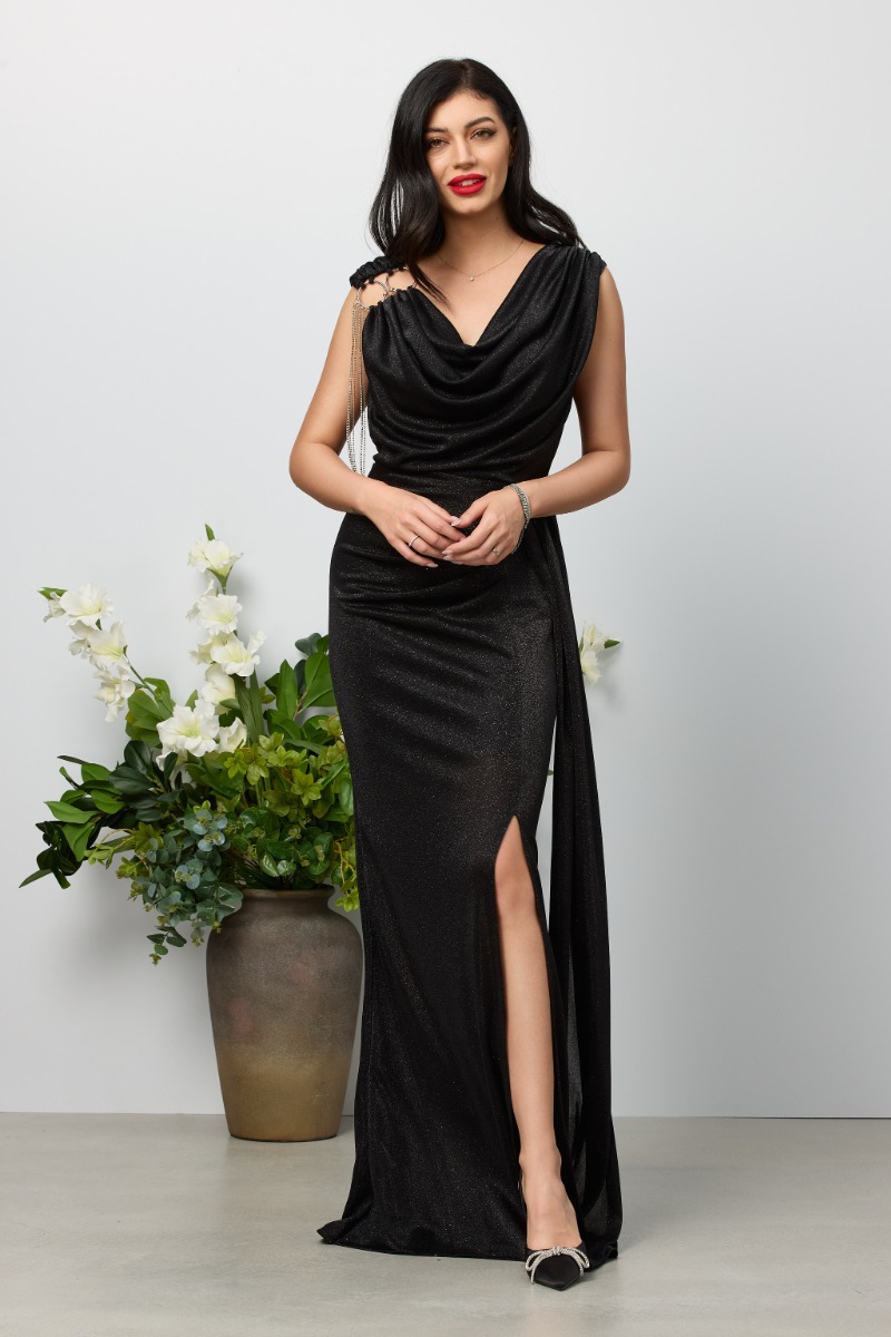 Rochie de ocazie Melody Neagra Rochie de ocazie Melody Neagra