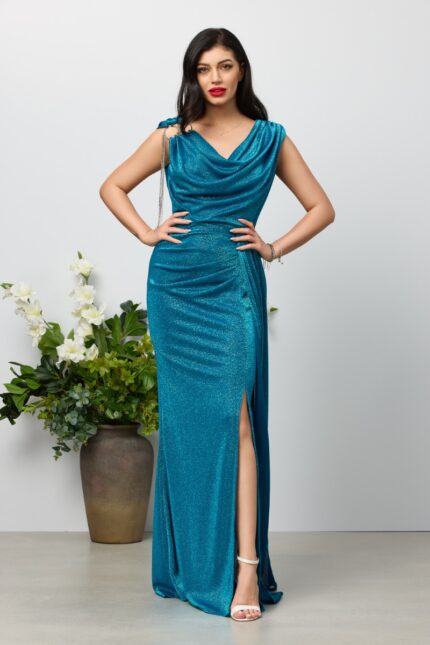 Rochie de ocazie Melody Turcoaz