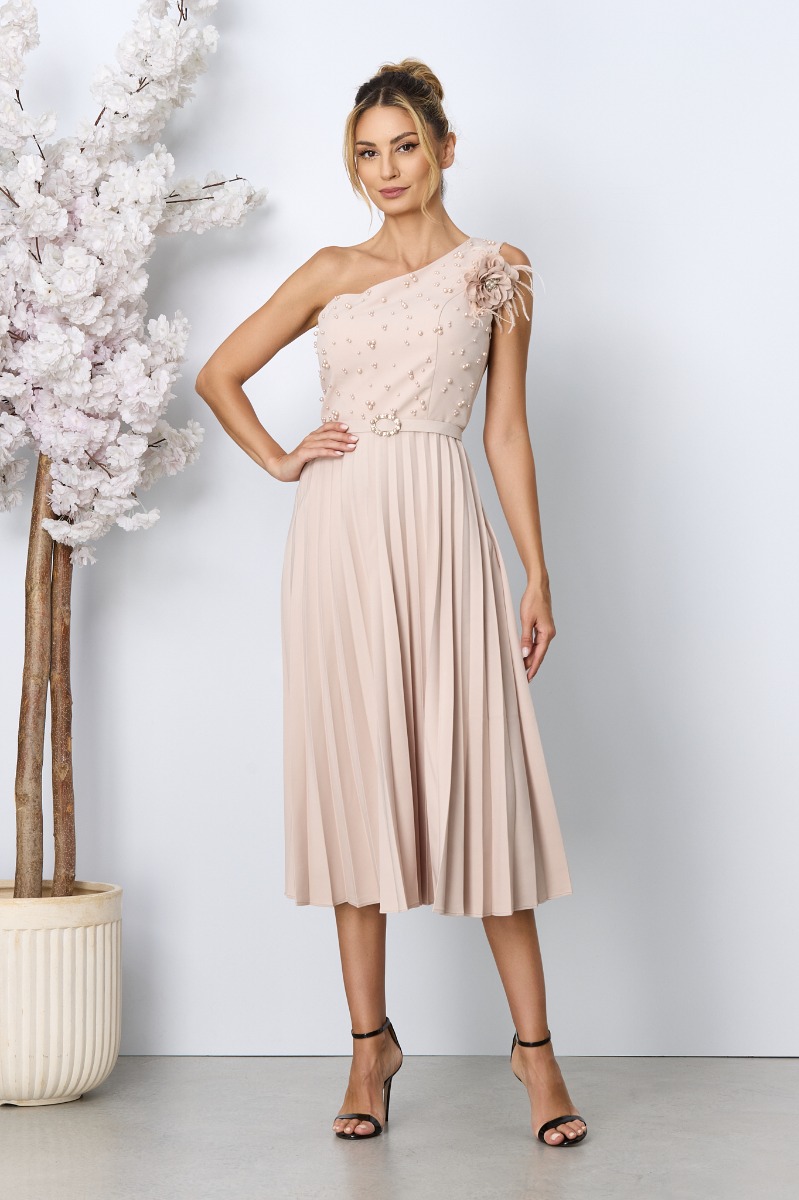 Rochie de ocazie Zinnia Nude Rochie de ocazie Zinnia Nude