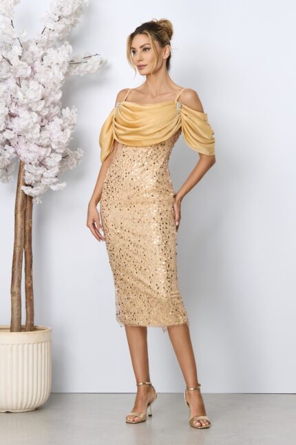 Rochie de ocazie Solle Nude