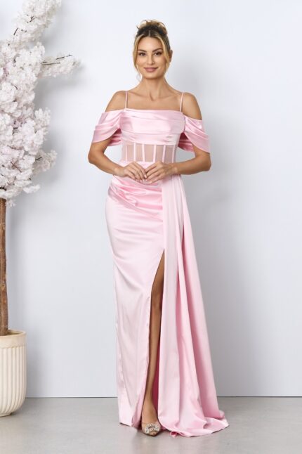 Rochie de ocazie Khalinda Roz