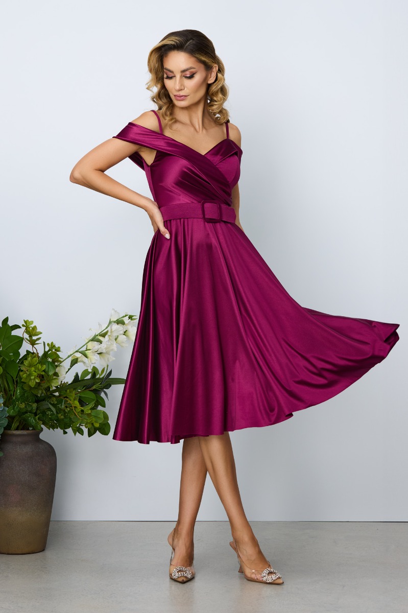 Rochie de ocazie Ynesa Magenta Rochie de ocazie Ynesa Magenta