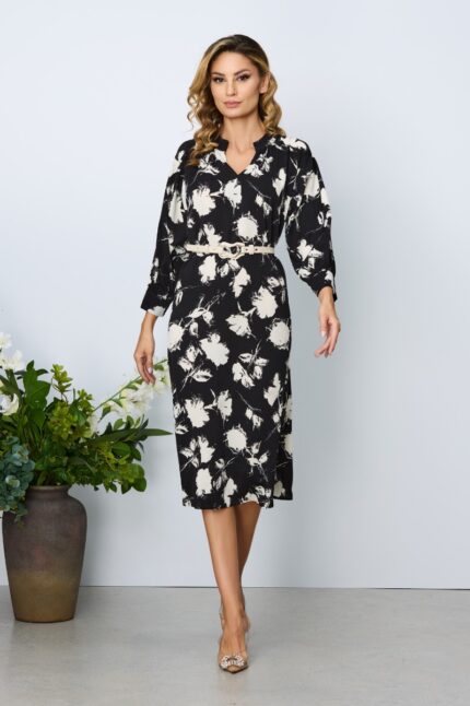 Rochie eleganta Ceren Bicolora