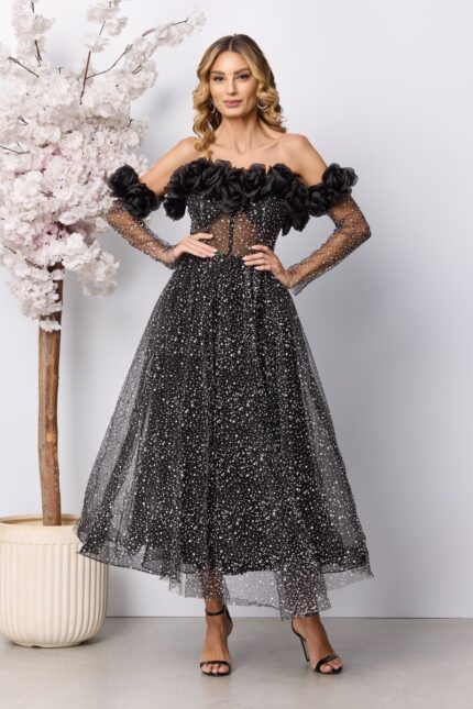 Rochie de ocazie Serafina Neagra