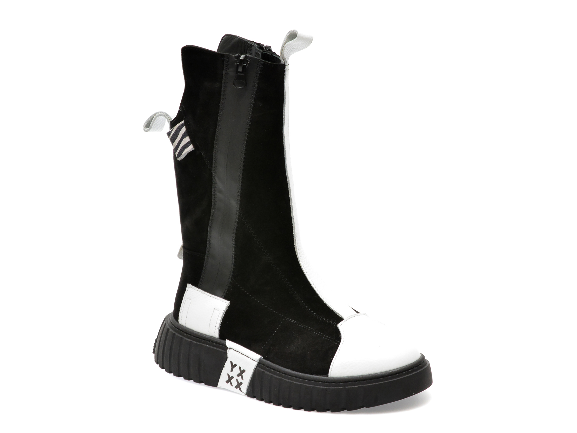 Ghete GRYXX alb-negru Ghete GRYXX alb-negru