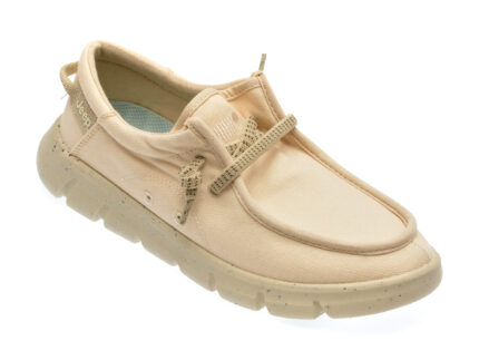 Mocasini casual JEEP bej