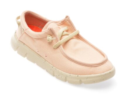 Mocasini casual JEEP roz