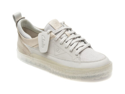 Pantofi casual CLARKS albi