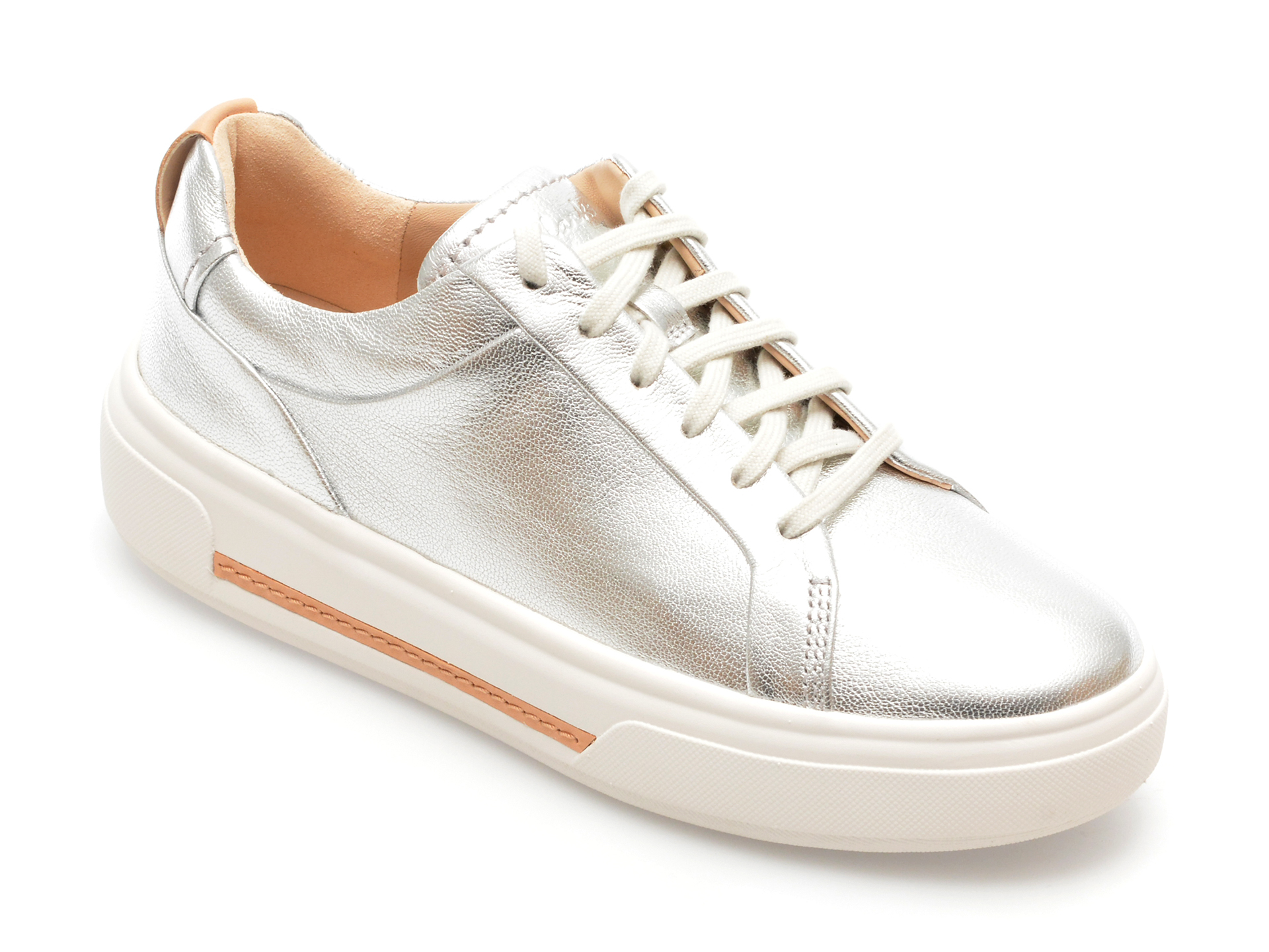 Pantofi casual CLARKS argintii
