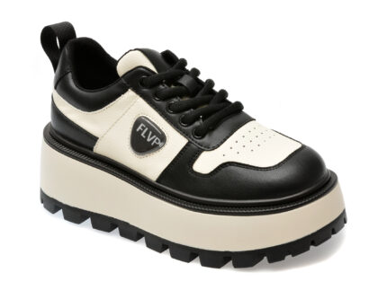 Pantofi casual FLAVIA PASSINI alb-negru