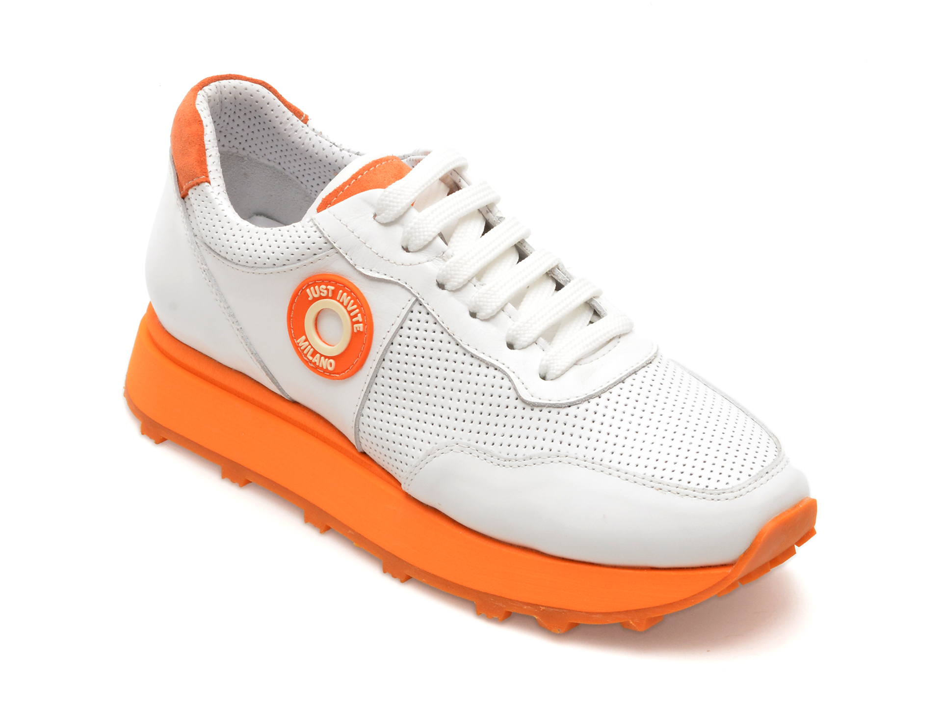 Pantofi casual GOLD DEER albi Pantofi casual GOLD DEER albi