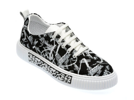 Pantofi casual GRYXX alb-negru