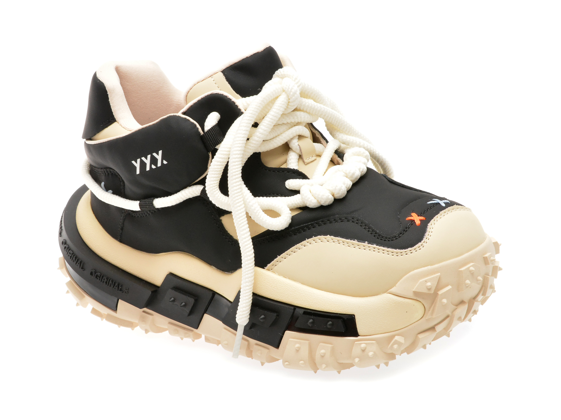 Pantofi casual GRYXX alb-negru