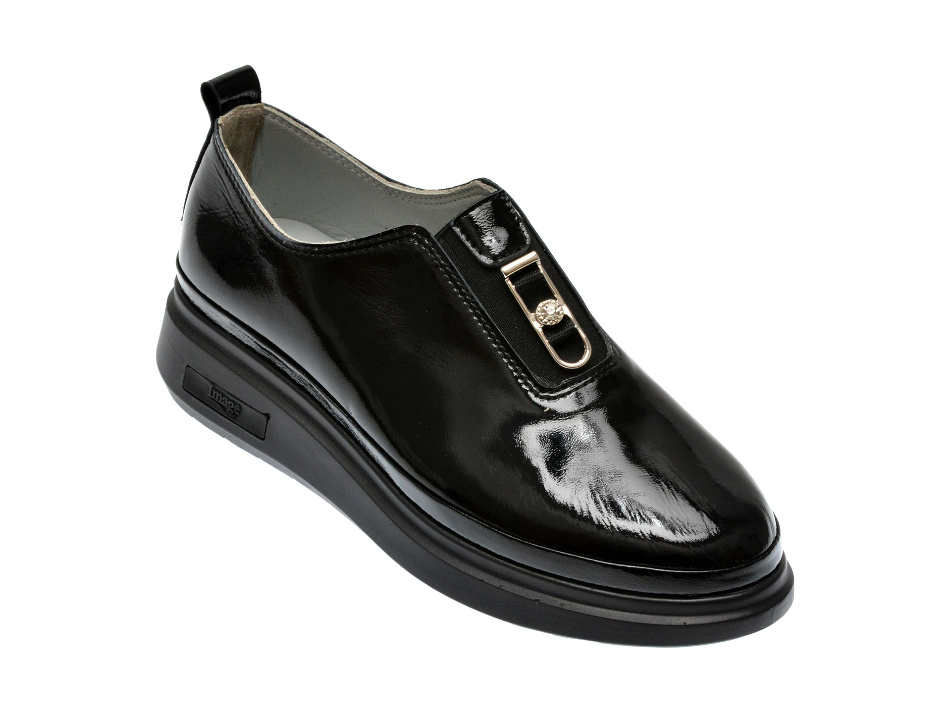 Pantofi casual IMAGE negri