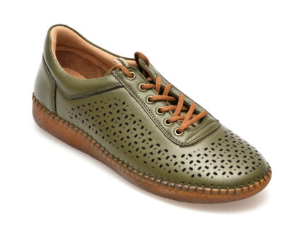Pantofi casual OZIYS kaki