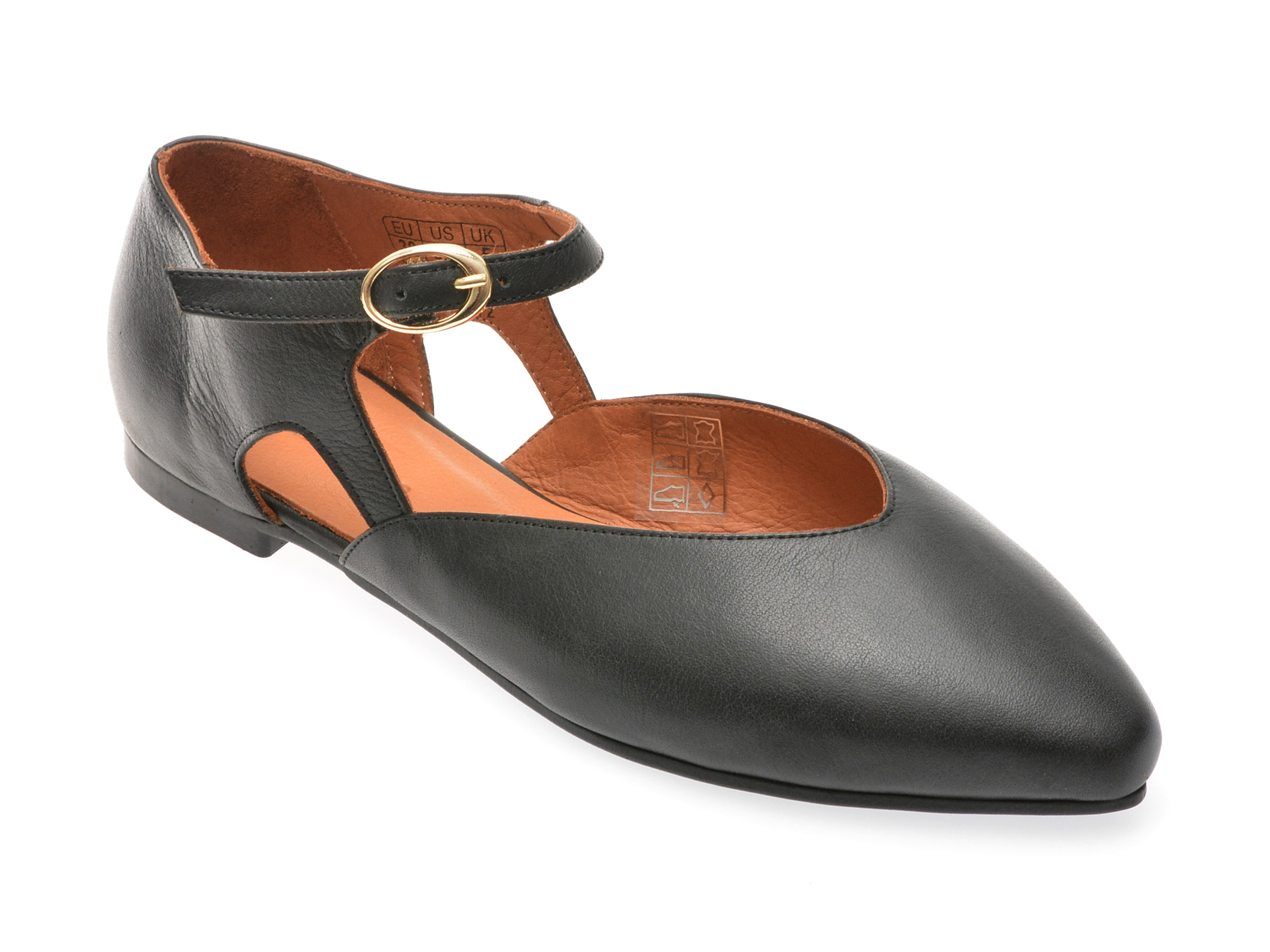 Pantofi casual PANORAMA negri