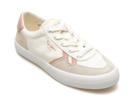 Pantofi casual PEPE JEANS albi