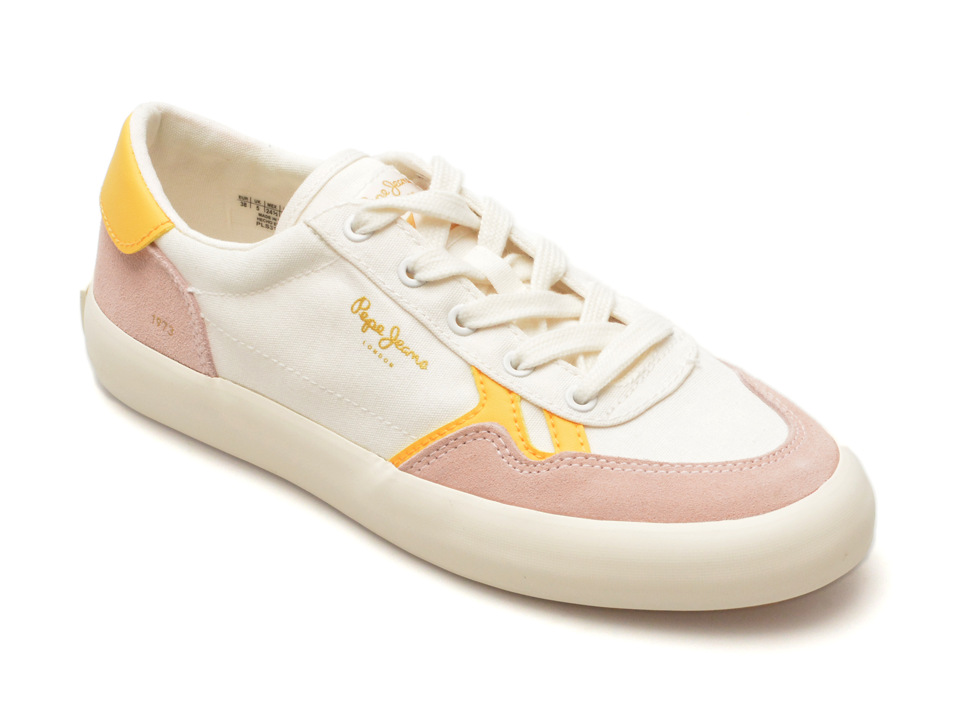 Pantofi casual PEPE JEANS albi Pantofi casual PEPE JEANS albi
