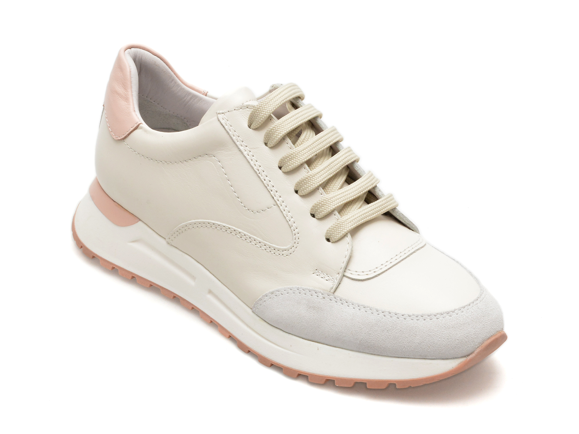 Pantofi casual QUSHELI albi Pantofi casual QUSHELI albi