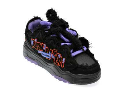 Pantofi casual REPUSEN negri
