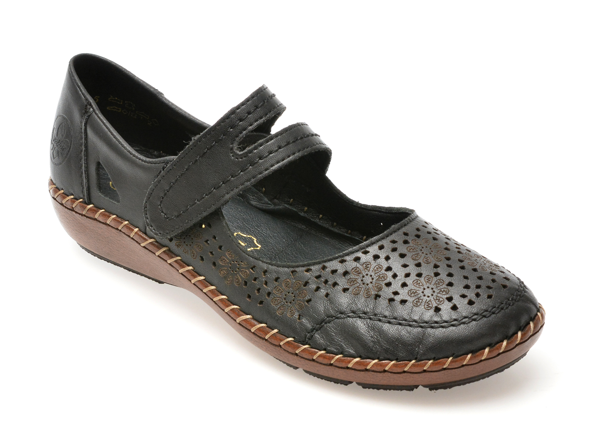 Pantofi casual RIEKER negri Pantofi casual RIEKER negri