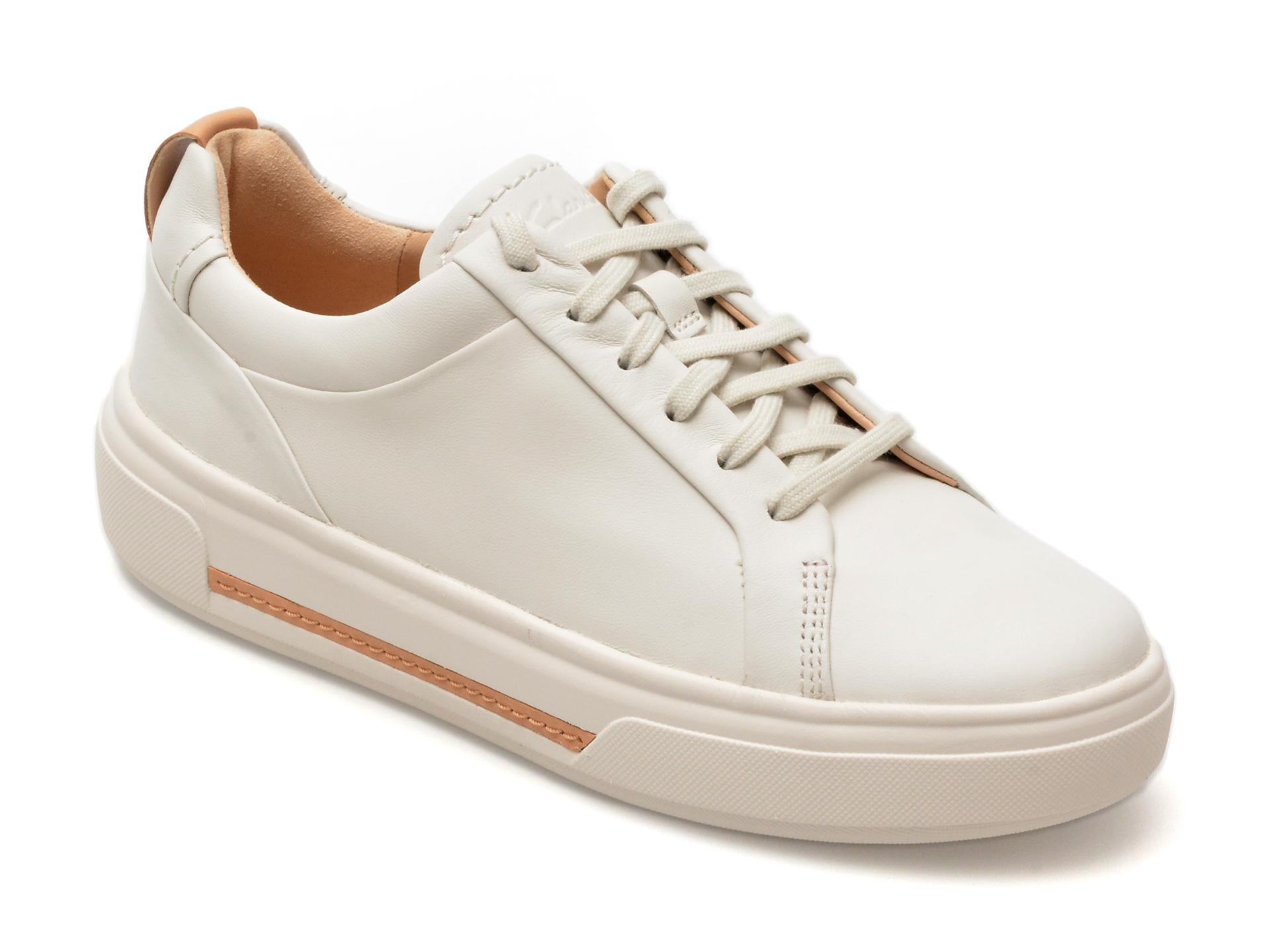 Pantofi CLARKS albi Pantofi CLARKS albi