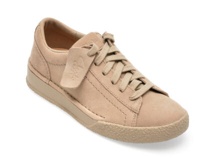 Pantofi CLARKS nude