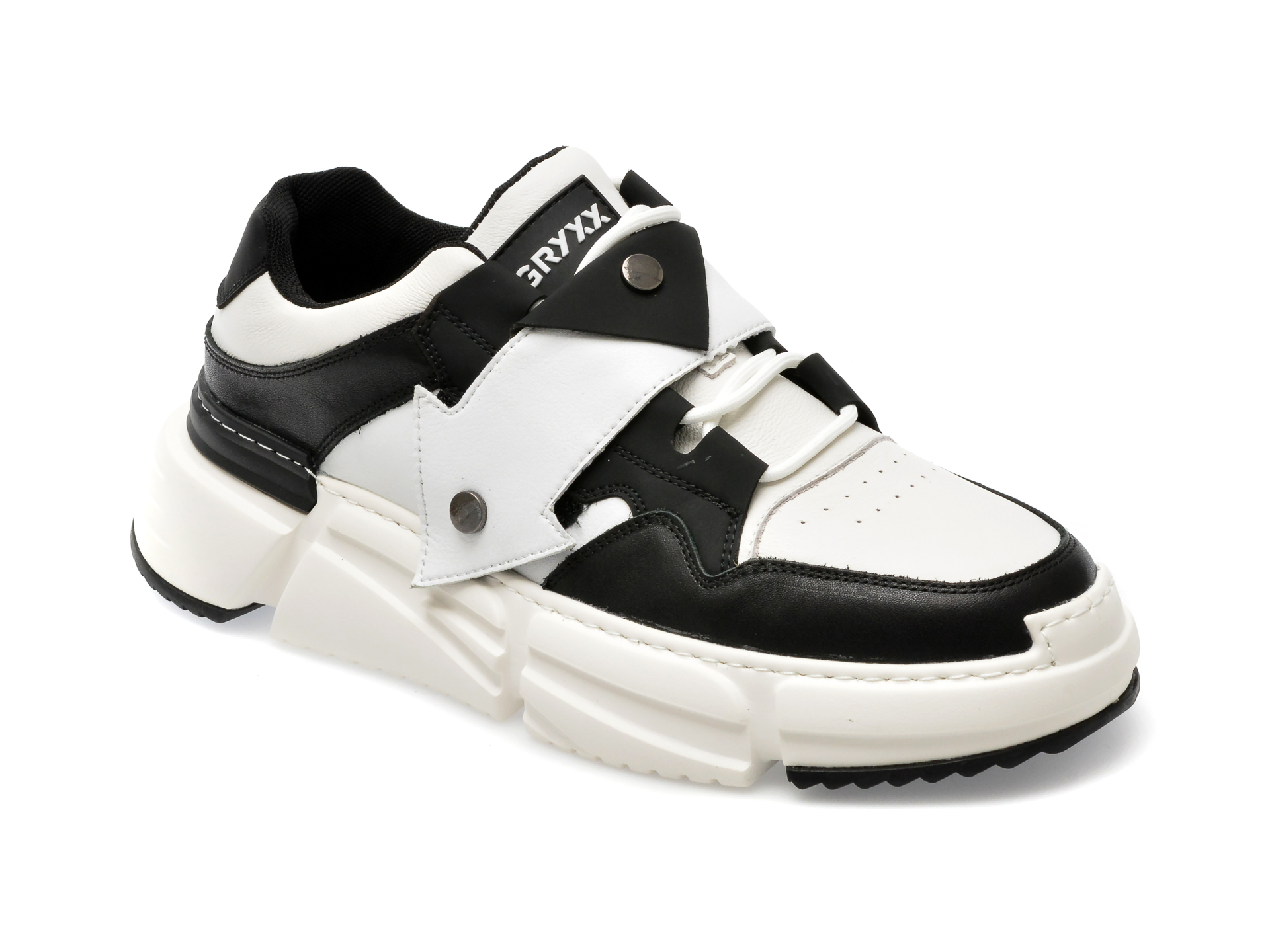 Pantofi GRYXX alb-negru Pantofi GRYXX alb-negru