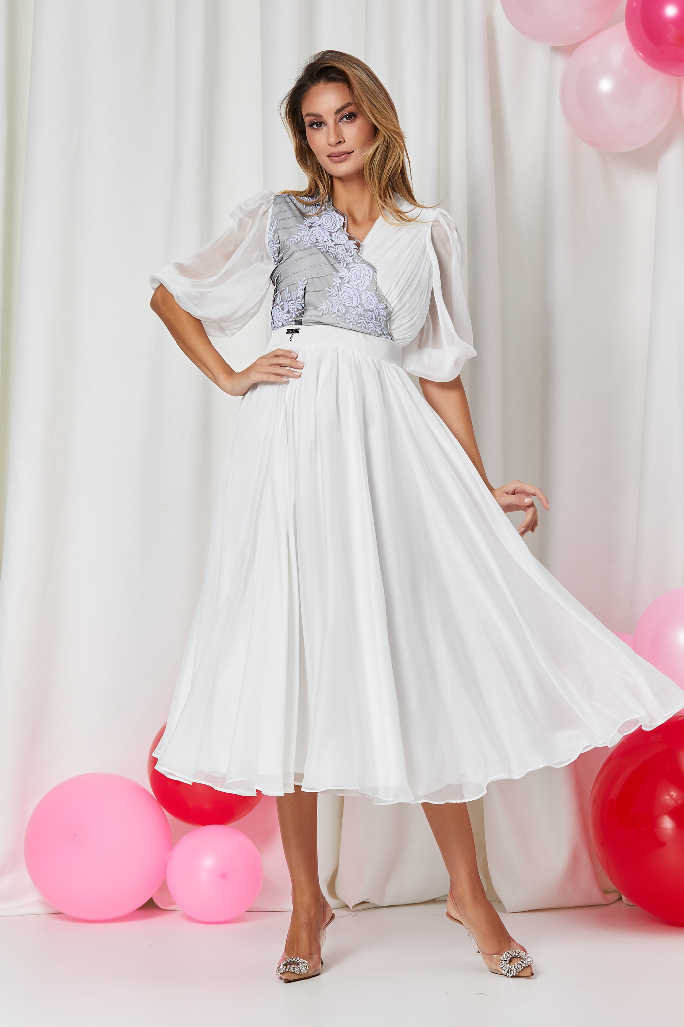 Rochie Ava Alba Rochie Ava Alba