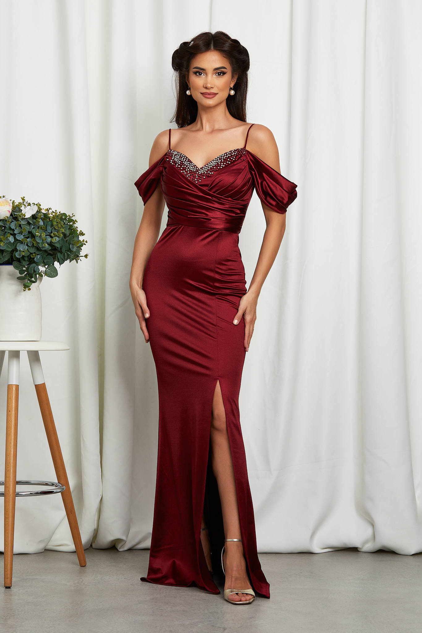 Rochie Gorgeous Bordo Rochie Gorgeous Bordo