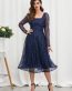 Rochie Clara Bleumarin