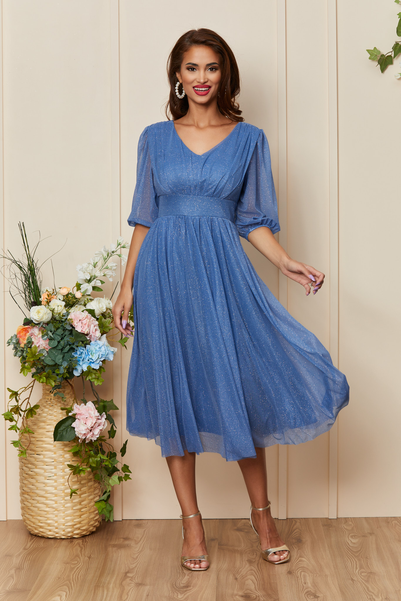 Rochie Nicolette Albastra Rochie Nicolette Albastra