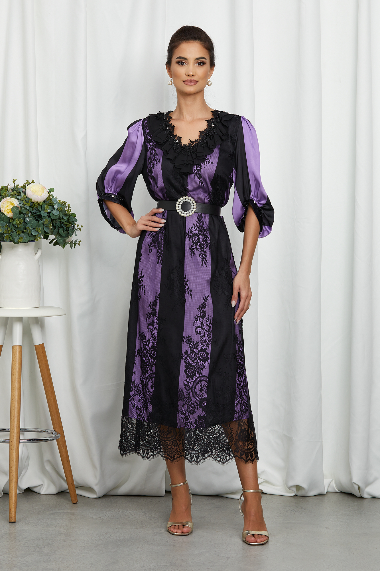 Rochie Brianna Mov Rochie Brianna Mov
