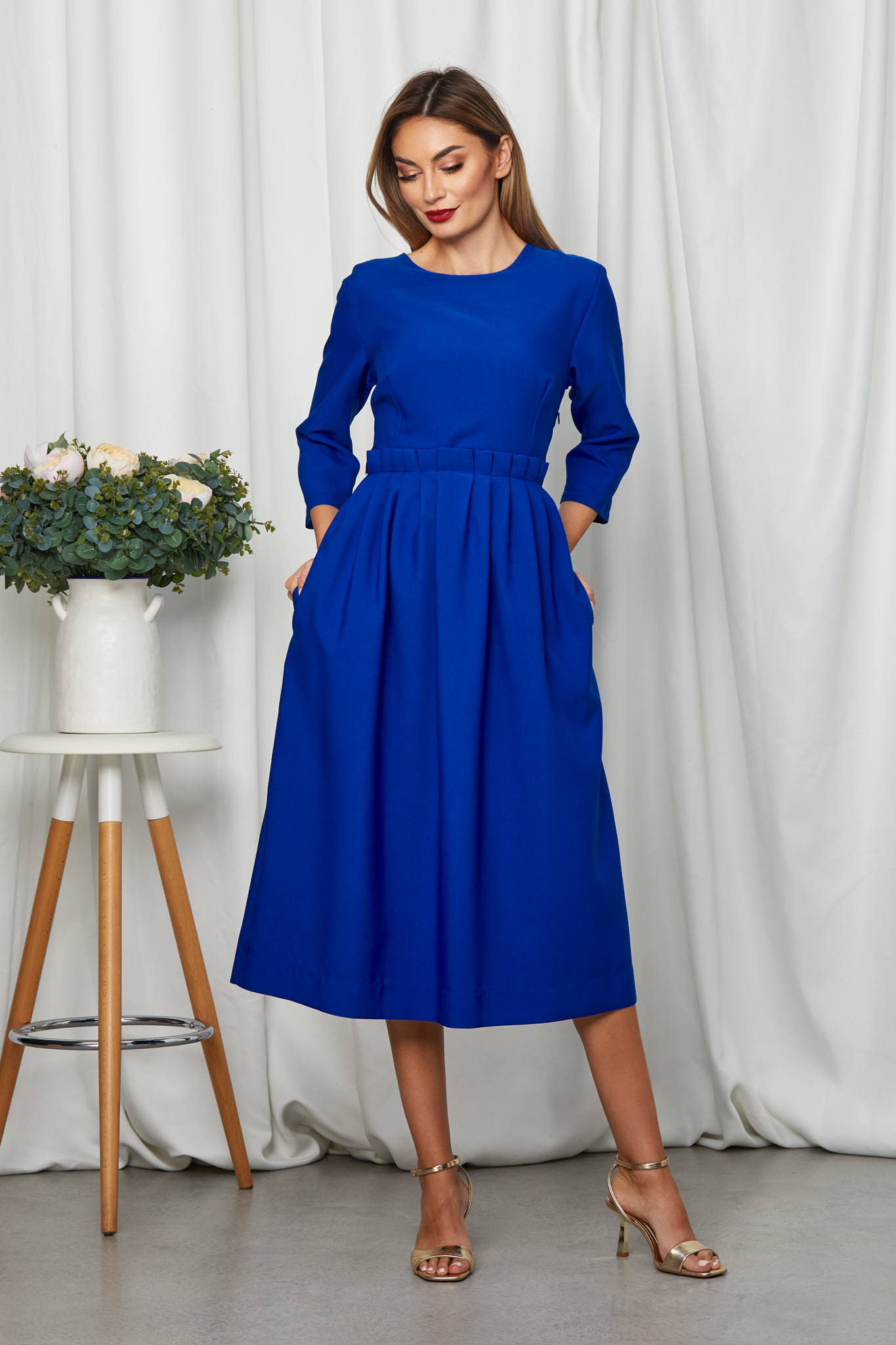 Rochie Carrola Albastra Rochie Carrola Albastra