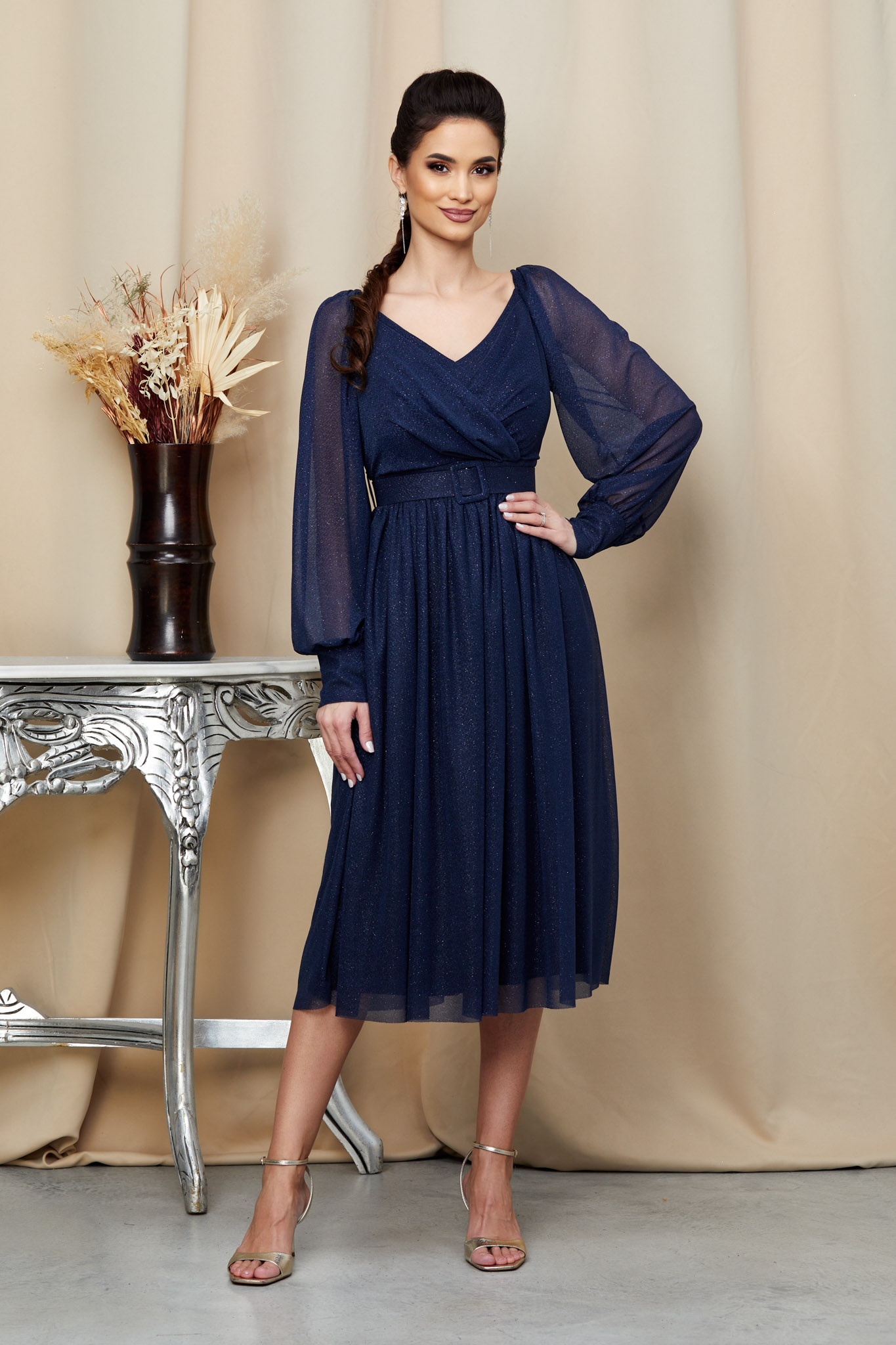 Rochie Luciana Bleumarin Rochie Luciana Bleumarin