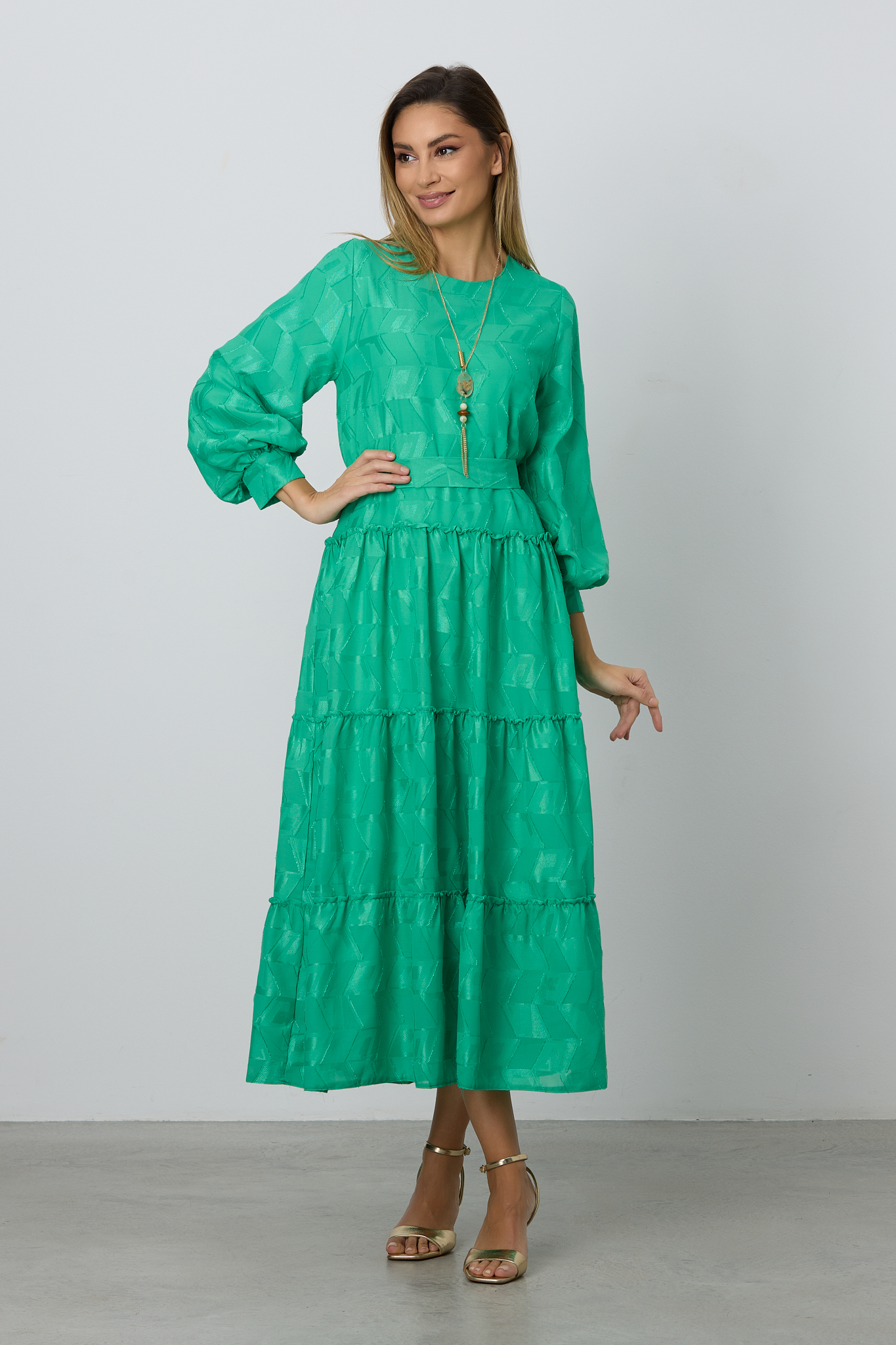 Rochie Liana Verde Deschis Rochie Liana Verde Deschis