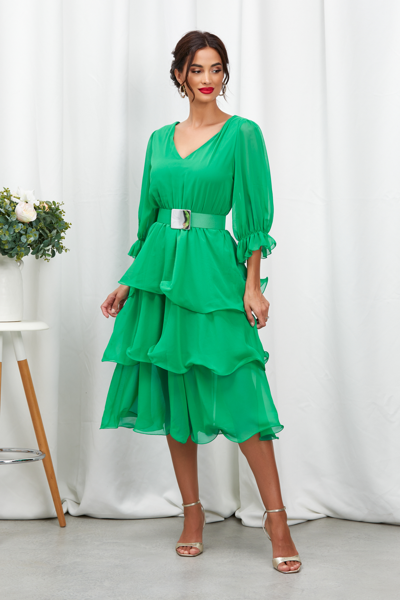 Rochie Camilla Verde Rochie Camilla Verde
