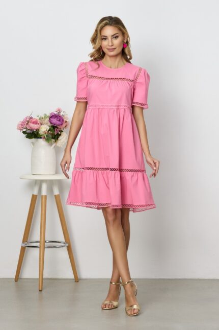Rochie Leticia Roz