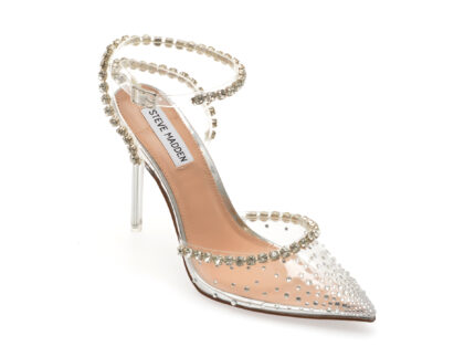 Saboti eleganti Steve Madden argintii