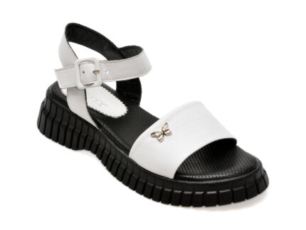 Sandale casual GRYXX albe