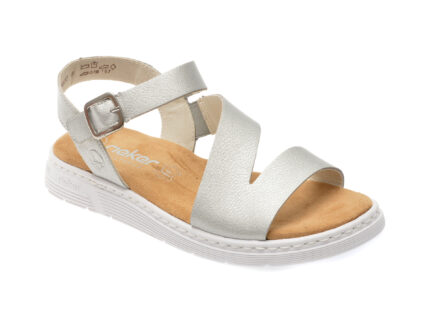 Sandale casual RIEKER argintii