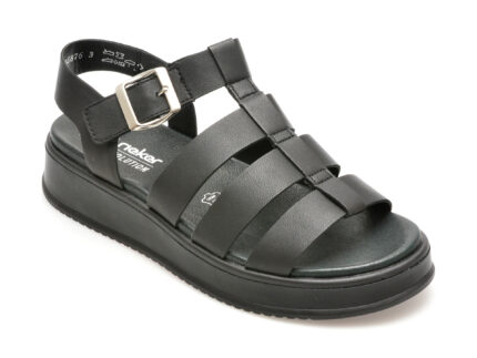 Sandale casual RIEKER negre