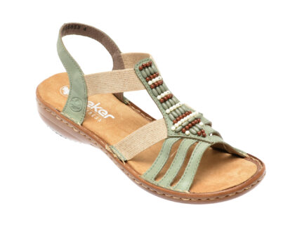 Sandale casual RIEKER verzi