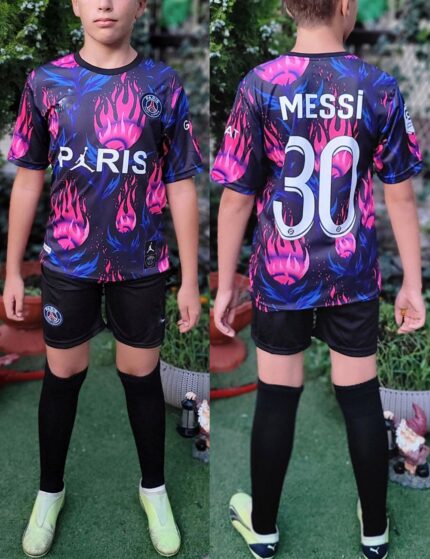 Echipament Copii PSG01 SEZON 2023 - MESSI (176)
