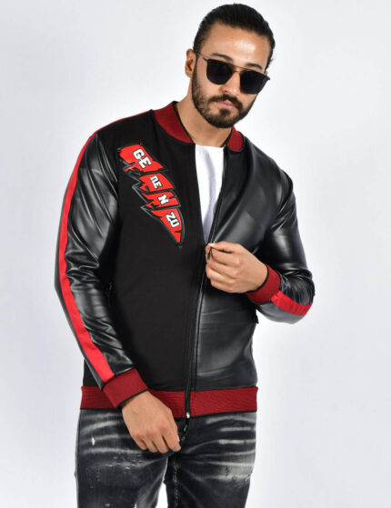 Jacheta David & Gerenzo din piele eco pentru bărbați JK01 (M