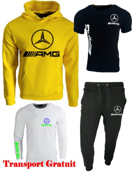 Kit 4 piese Amg Galben (S