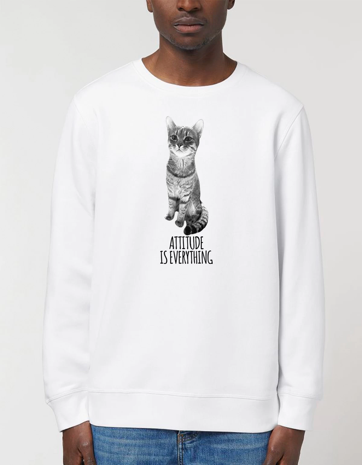Bluza Premium Unisex ATTITUDE IS EVERYTHING Bluza Premium Unisex ATTITUDE IS EVERYTHING