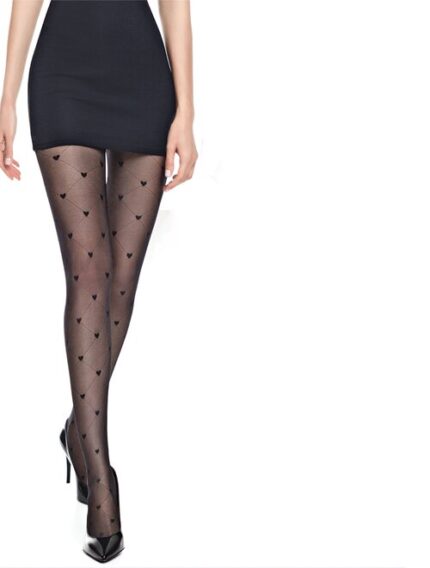 Ciorapi cu model inimioare Conte Elegant Lovers 20 den